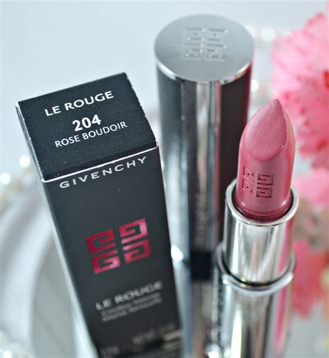 rose boudoir givenchy|Givenchy Rose Boudoir (204) Le Rouge Review & Swatches.